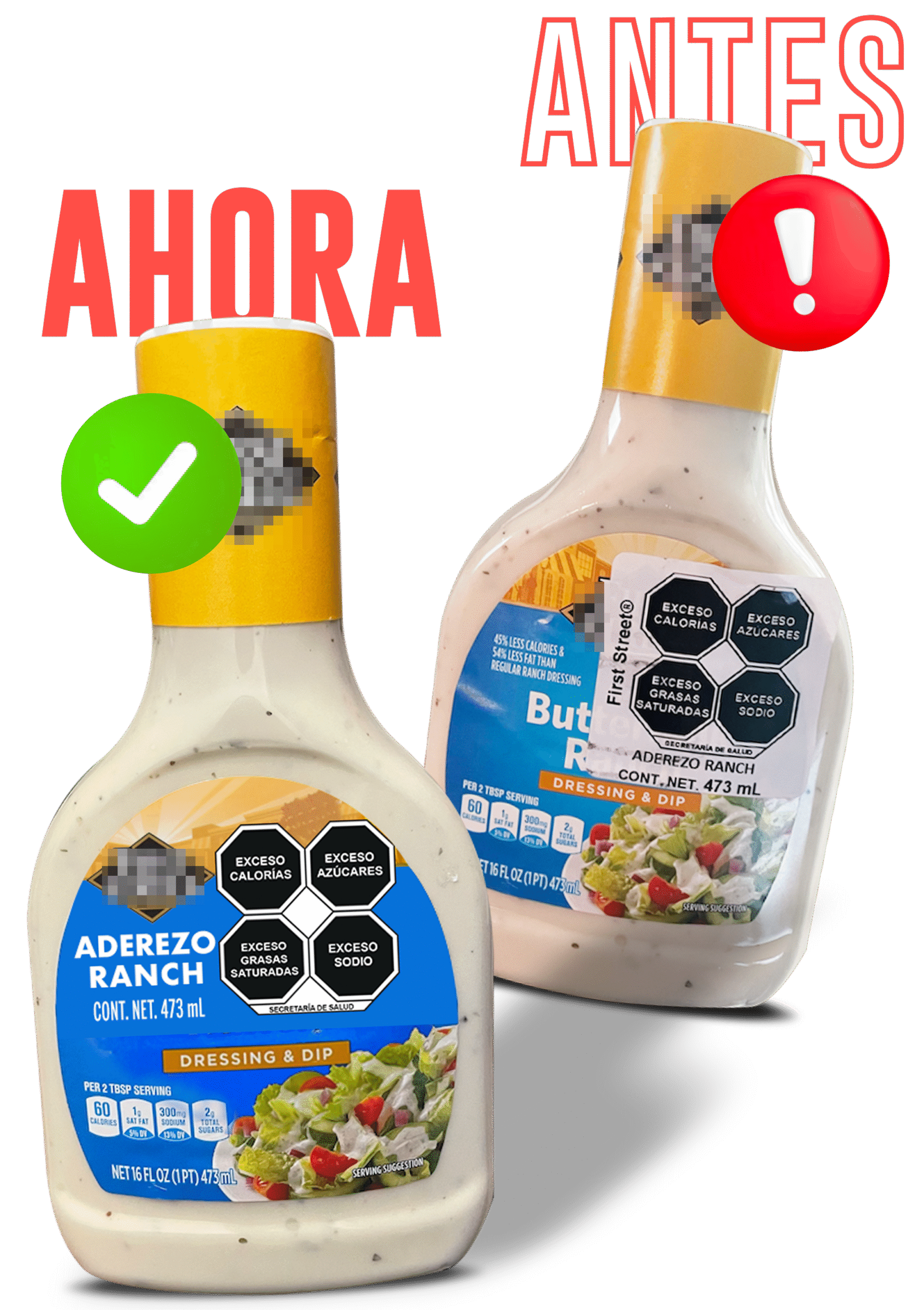 Comparativa etiqueta Nom